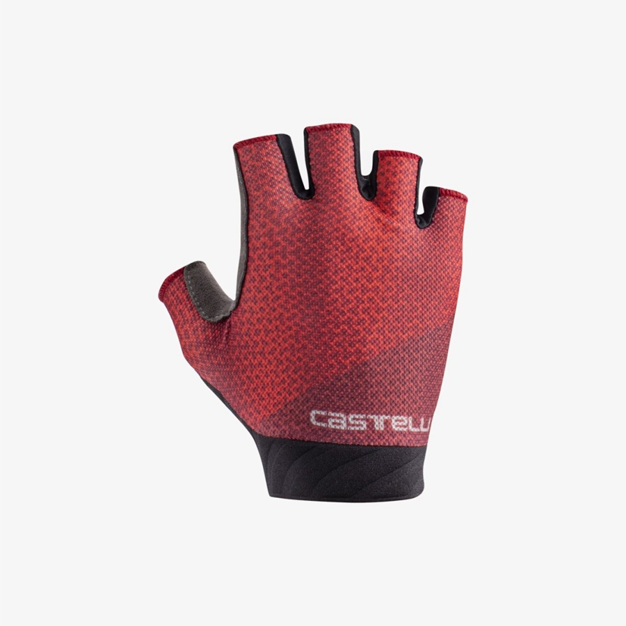 Red Women Castelli ROUBAIX GEL 2 Gloves | 298TMQRSA