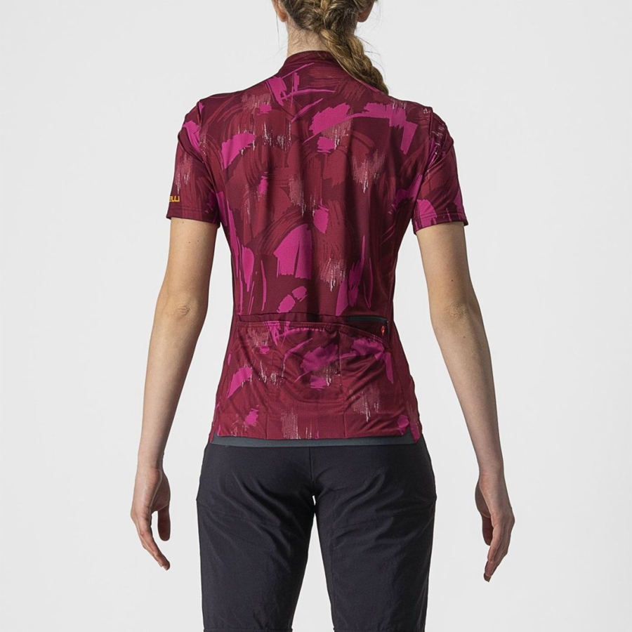 Red Women Castelli UNLTD SENTIERO Jersey | 918PLXARS