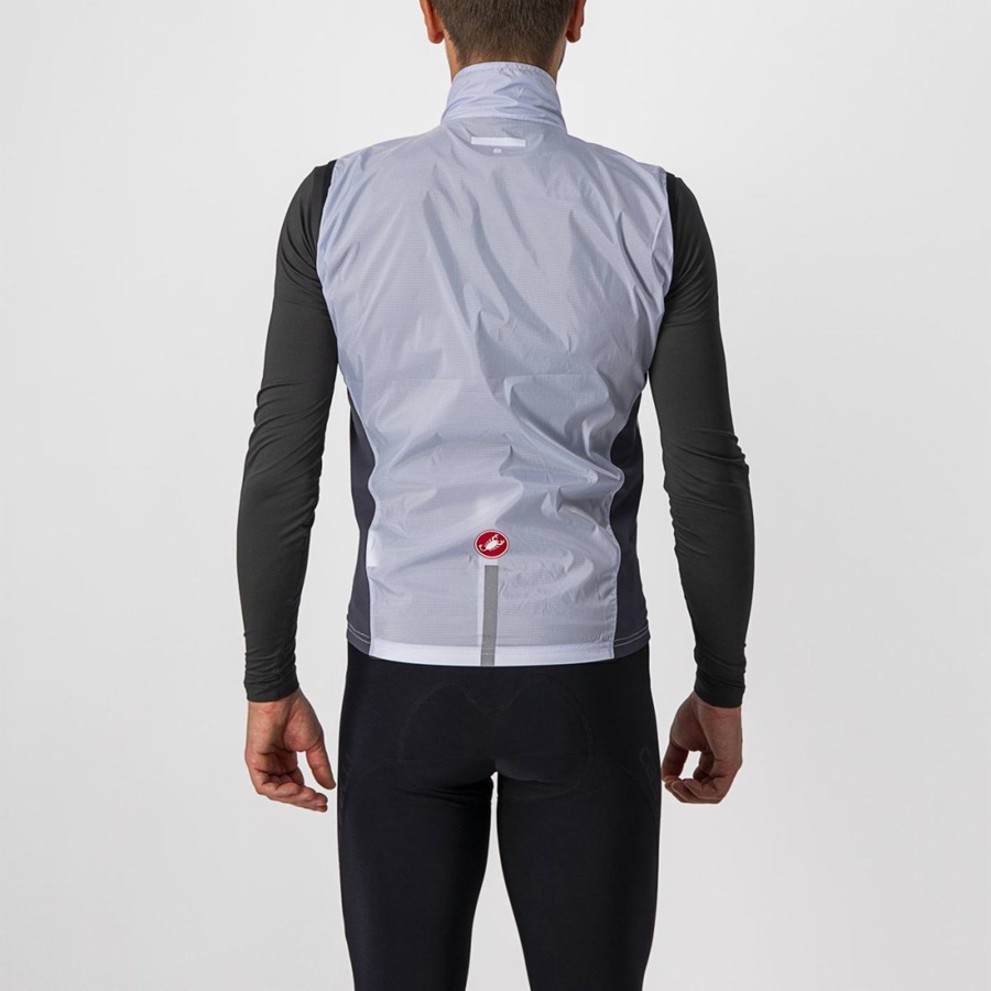 Silver Grey / Dark Grey Men Castelli SQUADRA STRETCH Vest | 472JHXUOK