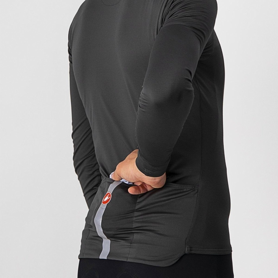 Silver Grey / Dark Grey Men Castelli SQUADRA STRETCH Vest | 472JHXUOK