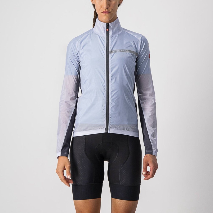 Silver Grey / Dark Grey Women Castelli SQUADRA STRETCH W Protection | 904WNUPYQ