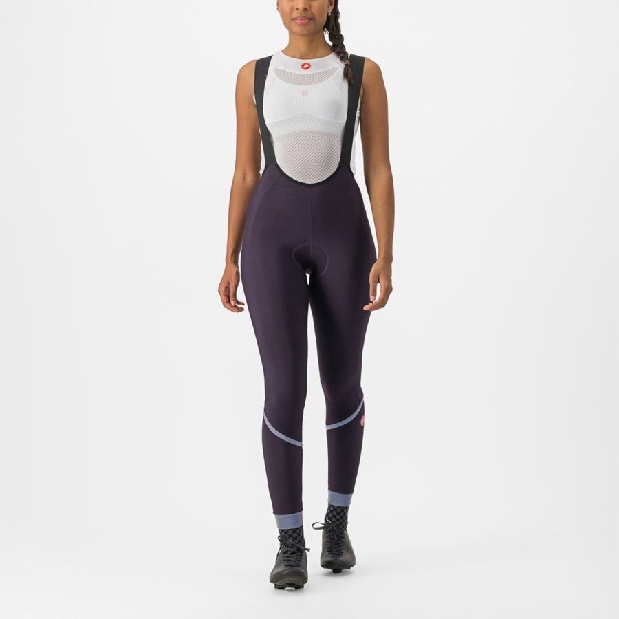 Silver Women Castelli VELOCISSIMA DT Bib Tights | 587OMEAXN