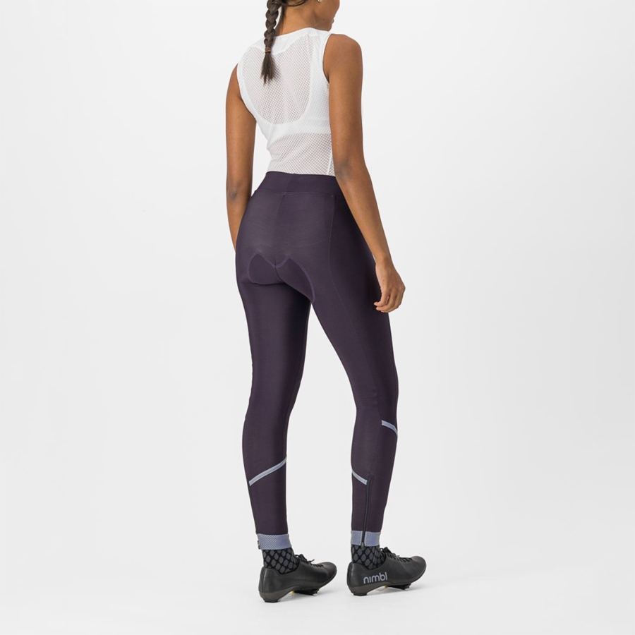 Silver Women Castelli VELOCISSIMA THERMAL Leggings | 182KYSVCR