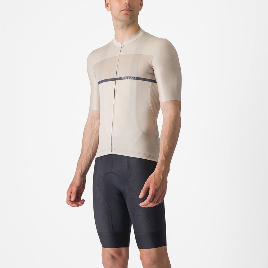 Silver / Blue Men Castelli TRADIZIONE Jersey | 276NFOVUM