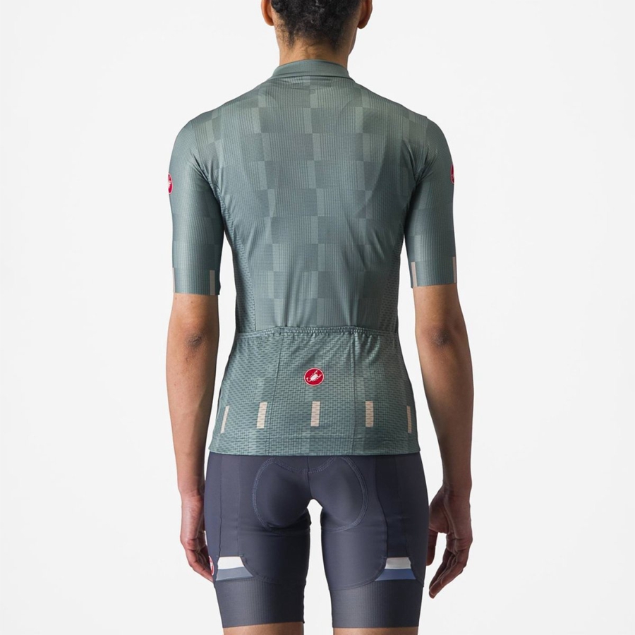 Turquoise Women Castelli DIMENSIONE Jersey | 713ZLVUMO