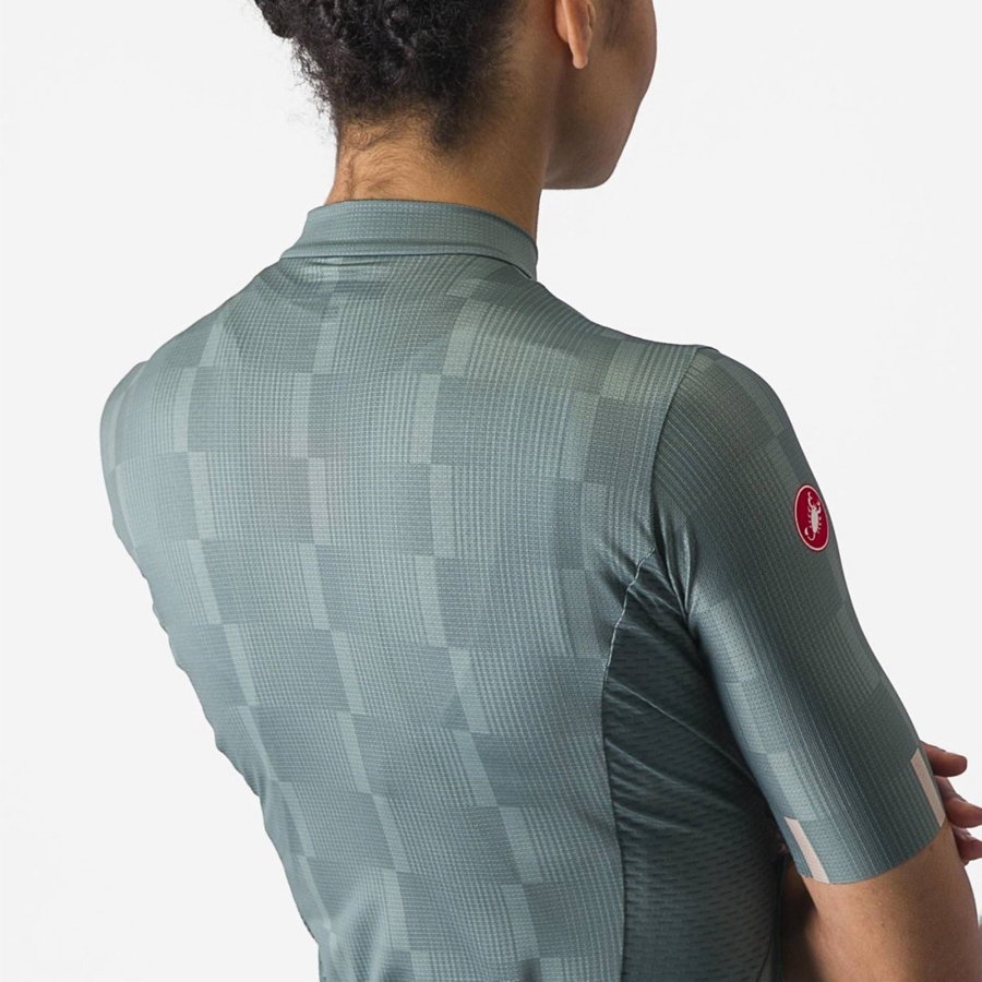 Turquoise Women Castelli DIMENSIONE Jersey | 713ZLVUMO