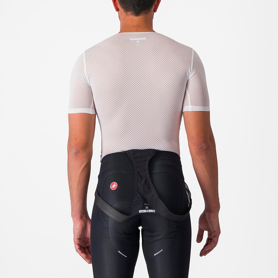 White Men Castelli PRO MESH 2.0 SHORT SLEEVE Base Layer | 728ZXJDYR