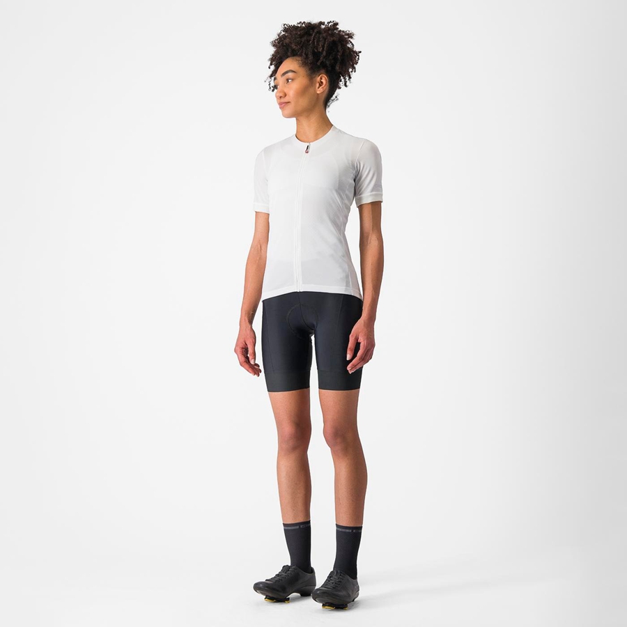 White Women Castelli LIBERA Jersey | 817KSTEXF