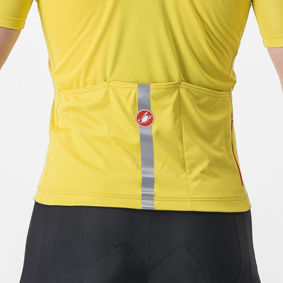 Yellow Men Castelli CLASSIFICA Jersey | 521NTPOAE